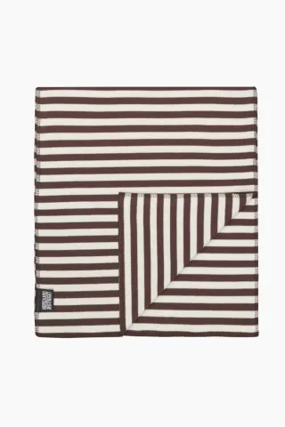 Nørgaard på Strøget NPS Scarf Interlock – Brown/Ecru — produktfoto