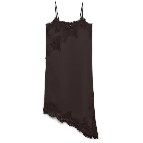 Vero Moda kjole Vmnovi – Chicory Coffee Dtm lace — produktfoto