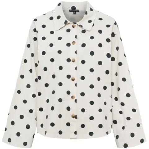 Black Colour jakke Bcellie – White Dot — produktfoto