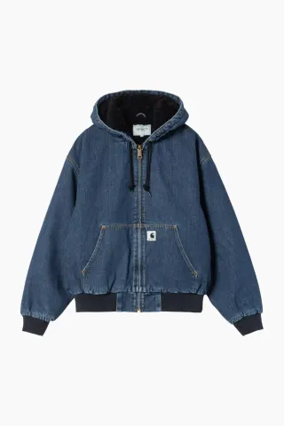 Carhartt W' OG Active Jacket (Winter) I032240 - Blue Stone Washed – Carhartt WIP — produktfoto