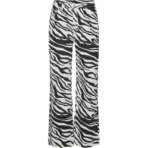 Vero Moda jeans Vmtessa – Bright White BLACK Z EBRA — produktfoto