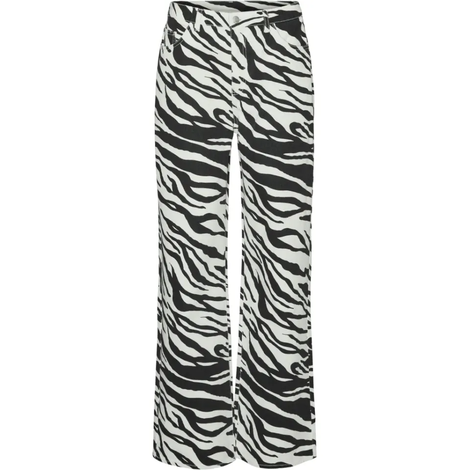 Vero Moda jeans Vmtessa – Bright White BLACK Z EBRA — produktfoto