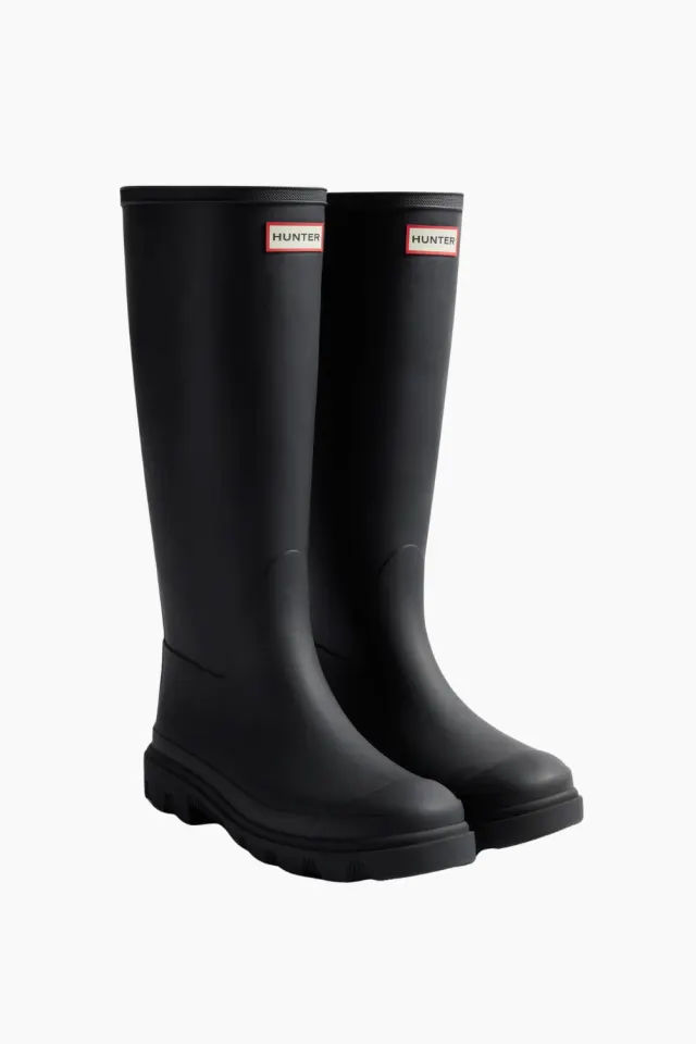 Hunter Unisex Downpour Tall Boot – sort — produktfoto