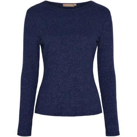 Marta du Château langærmet t-shirt 38915M – marineblå — produktfoto
