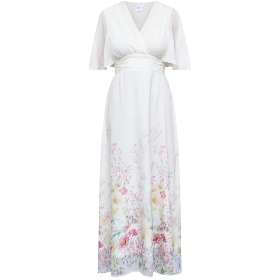 Sisters Point kjole Gisela – Cream/Flower — produktfoto