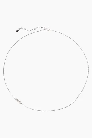 STINE A Wow Mom Necklace – sølv — produktfoto