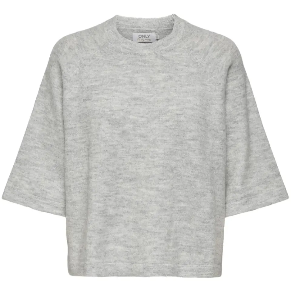ONLY strik Onlsimoni – Light Grey Melange — produktfoto