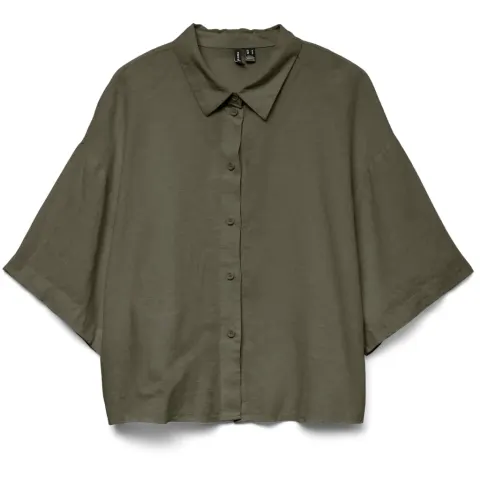 Vero Moda skjorte Vmlinn – kalamata melange — produktfoto