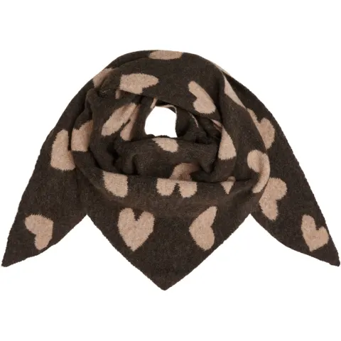 Marta du Château tørklæde MdcToppy BA-2868 – Taupe/Coffee — produktfoto