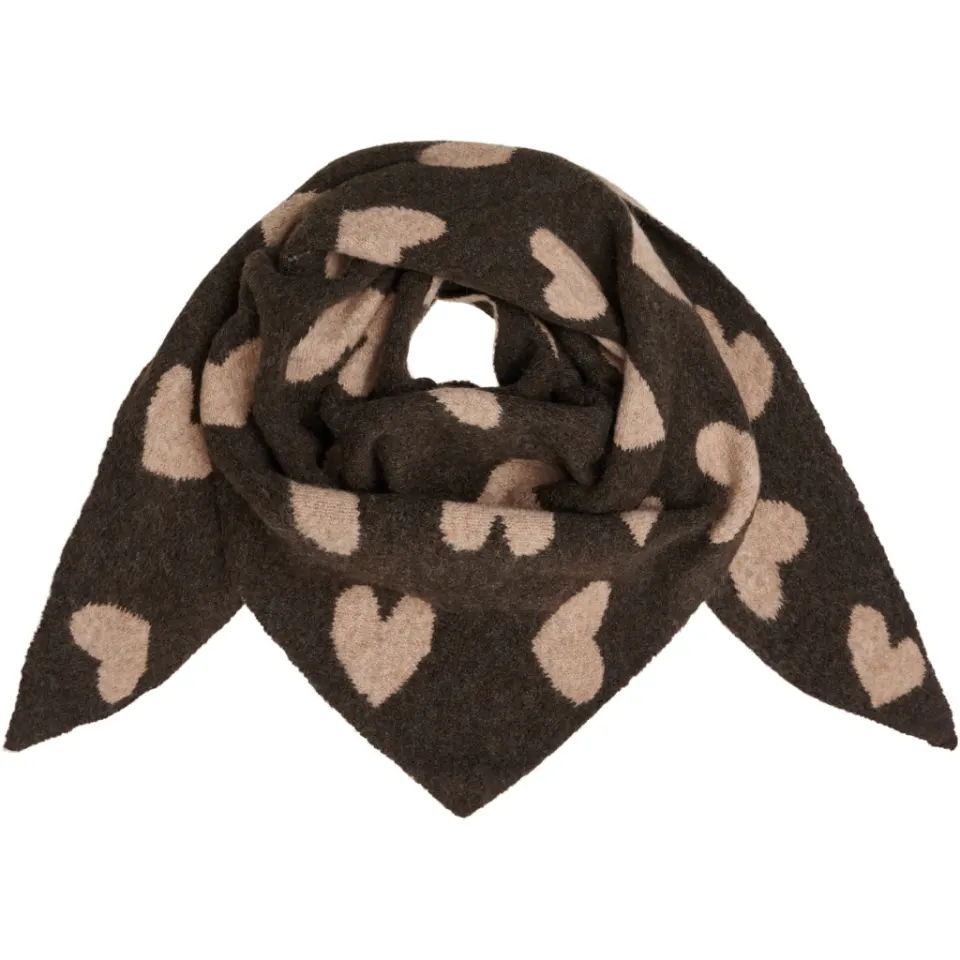 Marta du Château tørklæde MdcToppy BA-2868 – Taupe/Coffee — produktfoto
