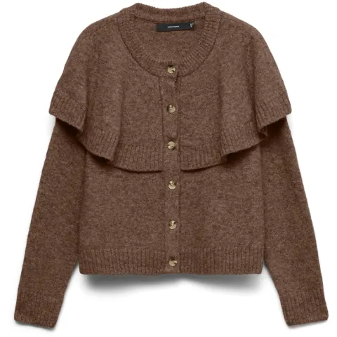 Vero Moda cardigan Vmlilli – Cocoa Brown — produktfoto