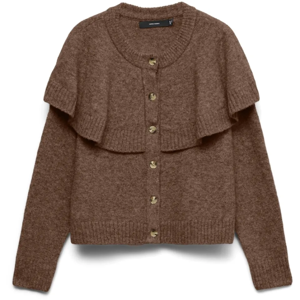 Vero Moda cardigan Vmlilli – Cocoa Brown — produktfoto