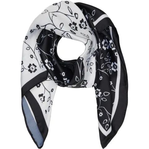 Marta du Château tørklæde MdcFinja BA-Scarf – Black/White4232 — produktfoto