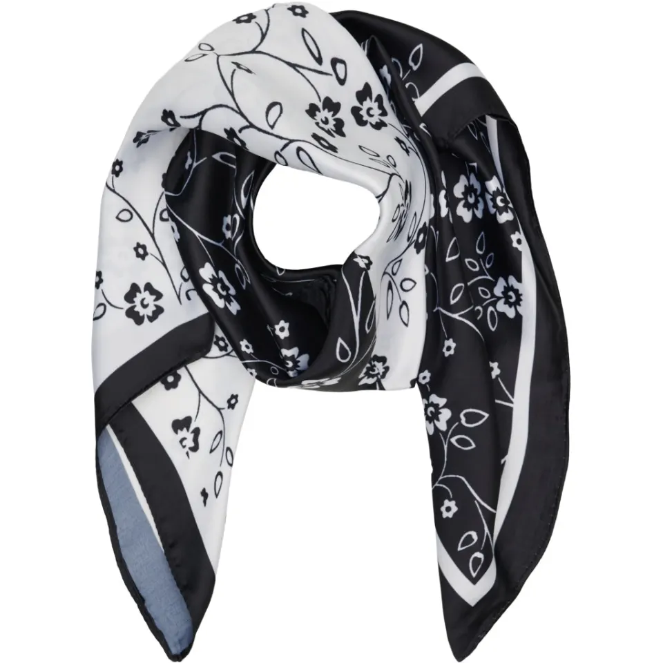 Marta du Château tørklæde MdcFinja BA-Scarf – Black/White4232 — produktfoto