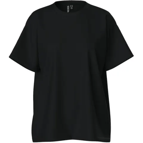 Pieces t-shirt Pcskylar – sort — produktfoto