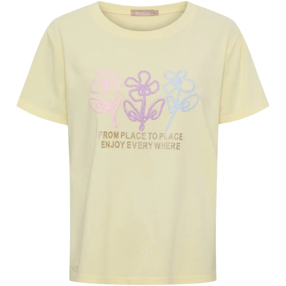 Marta du Château T-Shirt MdcCerelia 22585 – gul — produktfoto