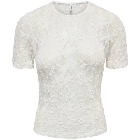 ONLY t-shirt Onlalba – Cloud Dancer — produktfoto