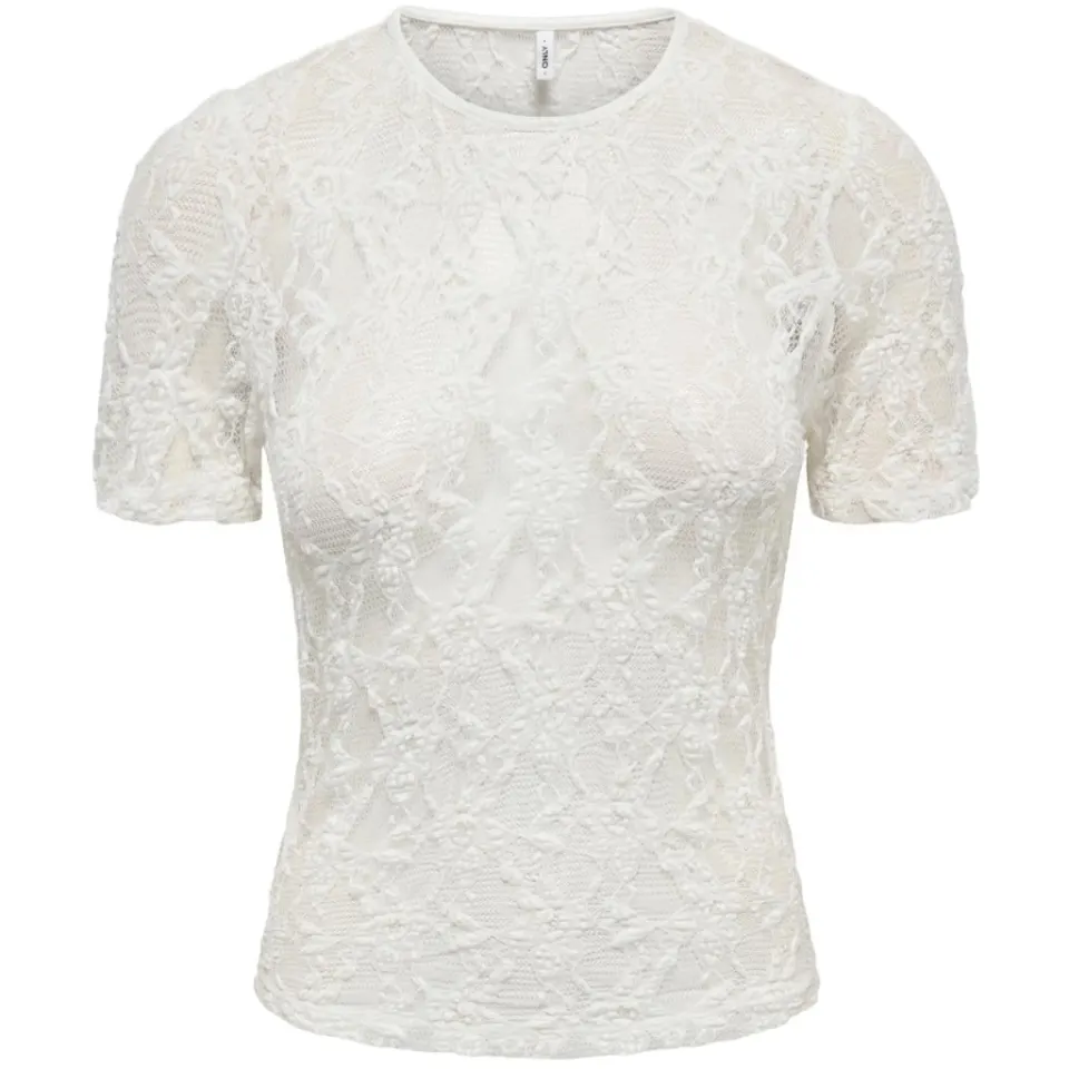 ONLY t-shirt Onlalba – Cloud Dancer — produktfoto