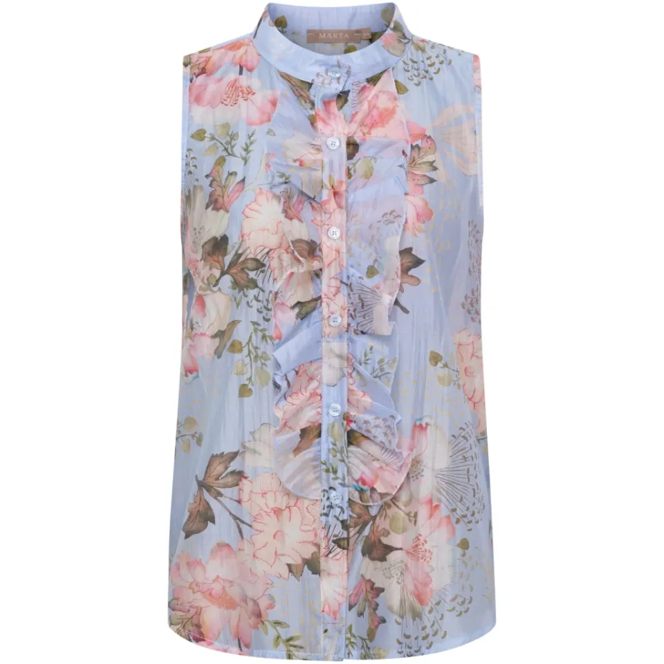 Marta du Château top MdcRaya 7284 – Celeste — produktfoto