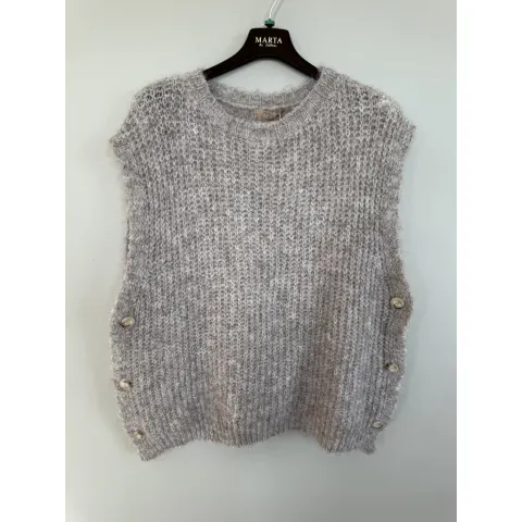 Marta du Château Vest MdcCoast 9851 – Fango Melange — produktfoto