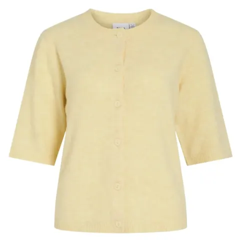 VILA cardigan Viliga – Pastel Yellow MELANGE — produktfoto