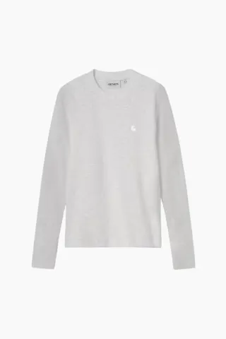 Carhartt W' L/S Philipa T-Shirt - Ash Heather – Carhartt WIP — produktfoto