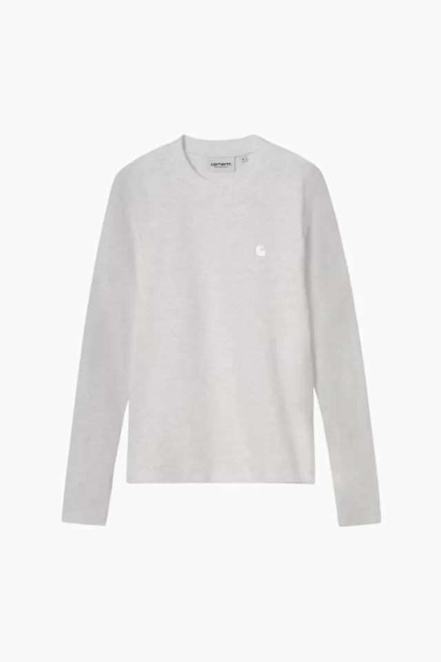 Carhartt W' L/S Philipa T-Shirt - Ash Heather – Carhartt WIP — produktfoto