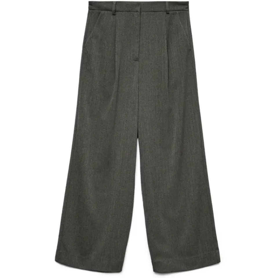 Vero Moda Bukser Awtaia – Medium grey melange — produktfoto
