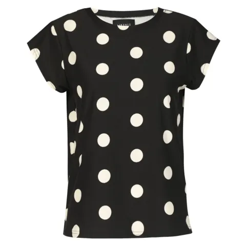 Liberté t-shirt 9581 Alma – black big dot — produktfoto