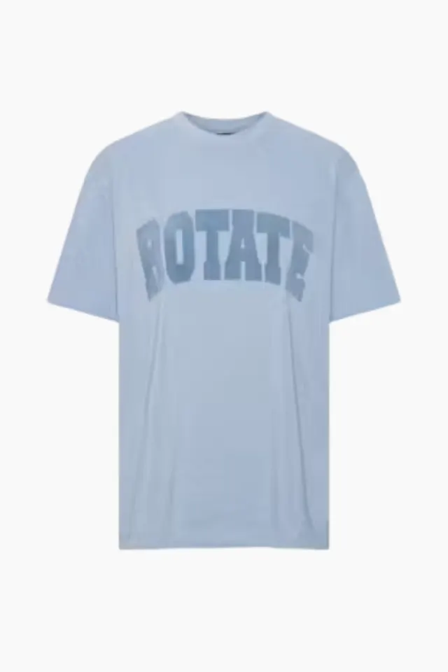 Rotate Jersey Oversized T-Shirt – Forever Blue Melange — produktfoto