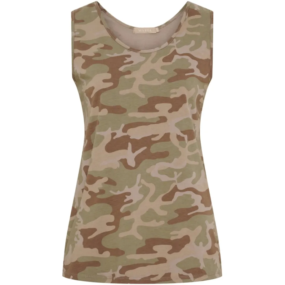 Marta du Château top MdcAngeline 2499 – Green Camo — produktfoto