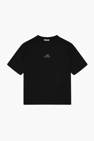 bareen AW26 Logo Box Fit – sort — produktfoto