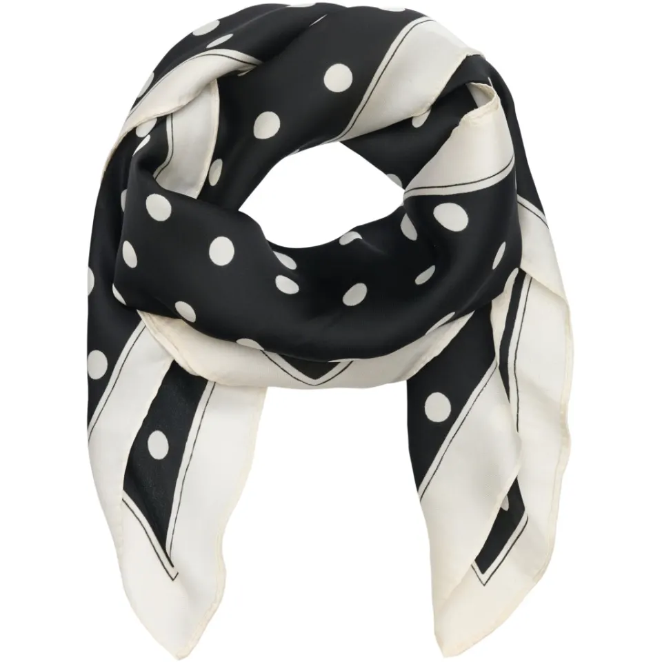 Marta du Château tørklæde MdcJuline FA-Scarf – Black31235 — produktfoto
