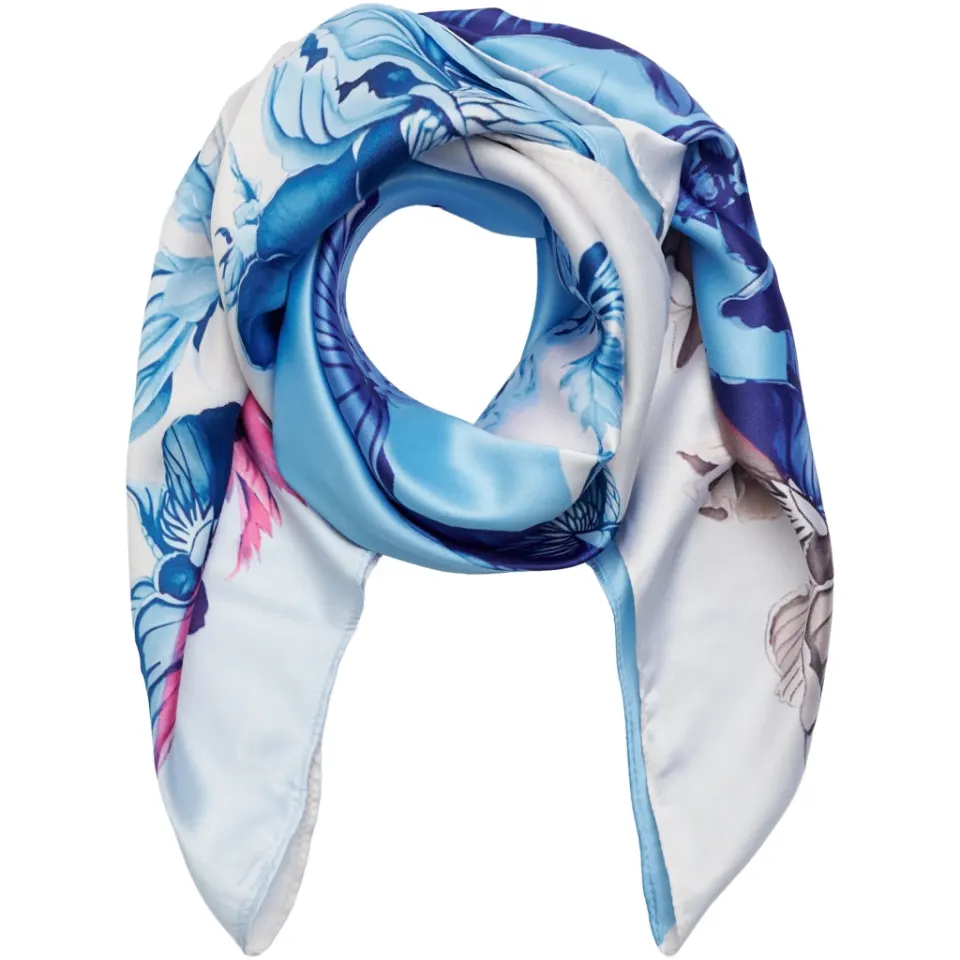 Marta du Château tørklæde MdcFinja BA-Scarf – Blue3558 — produktfoto