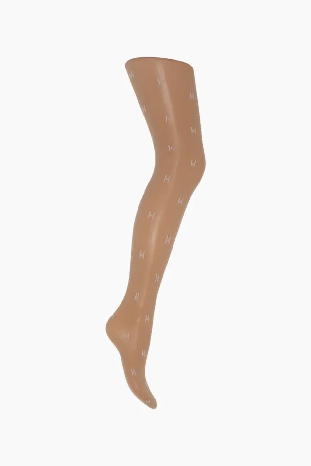 Hype the Detail HTD Logo tights – hvid — produktfoto