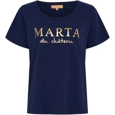 Marta du Château T-shirt MT002 – Navy Blue — produktfoto