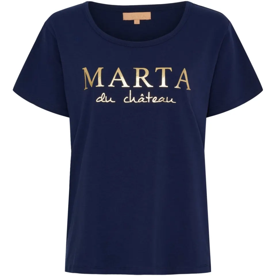 Marta du Château T-shirt MT002 – Navy Blue — produktfoto