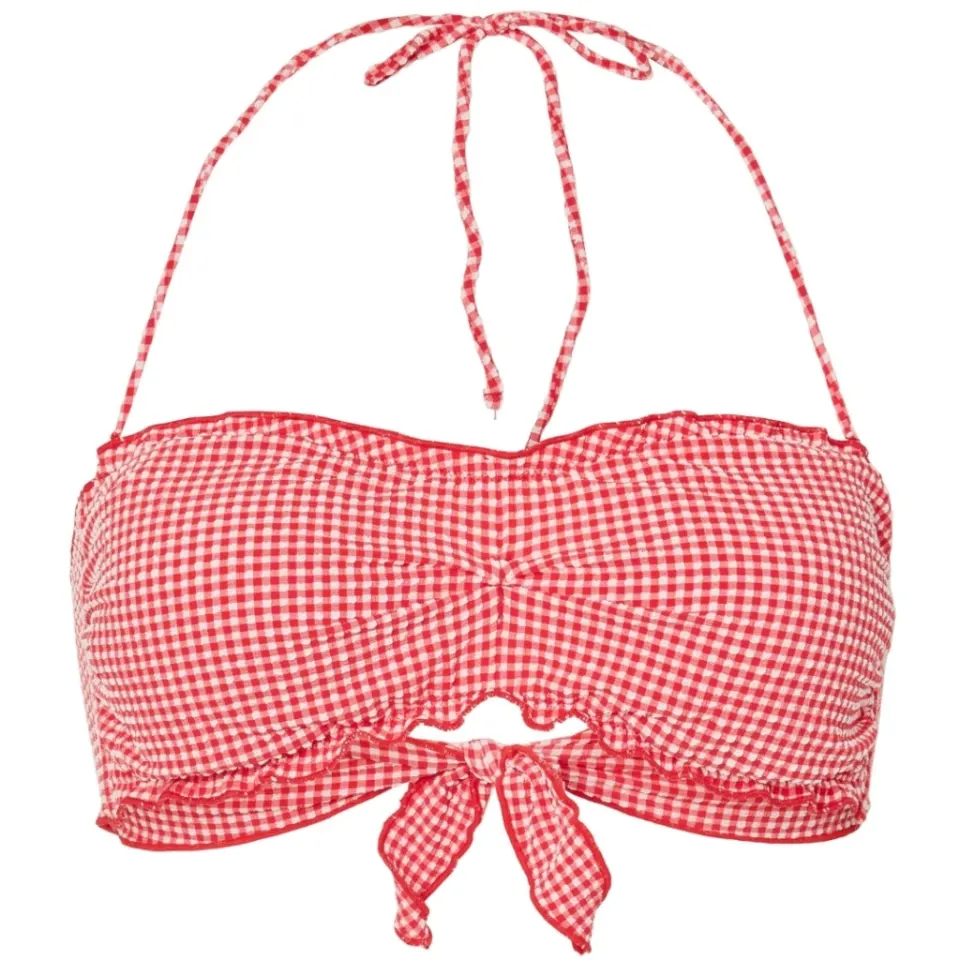 Pieces bikini Pckia – Lychee Pattern SNOW WHITE CHECK — produktfoto