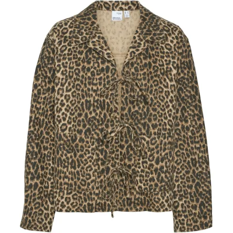 Vero Moda jakke Vmkirby – Silver Mink LEOPARD — produktfoto