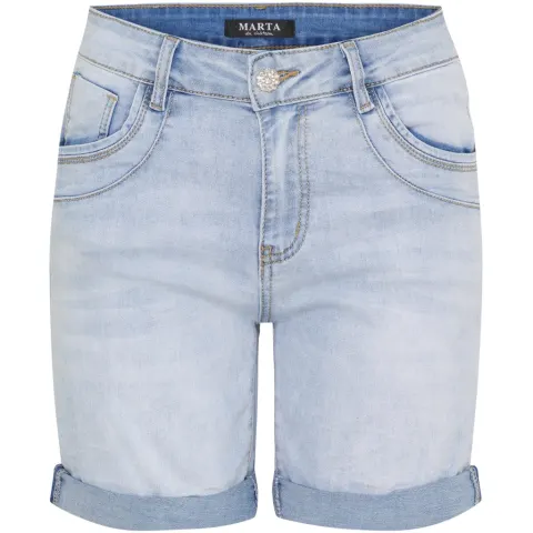 Marta du Château shorts MdcKaia MDC207-26106 – Denim — produktfoto