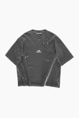 bareen Vintage Oversized Box Fit – Stone Black — produktfoto