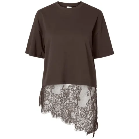 Pieces t-shirt Pcmave – Hot Fudge — produktfoto
