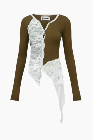 OpéraSPORT Constanza Seamless Top – Olive — produktfoto