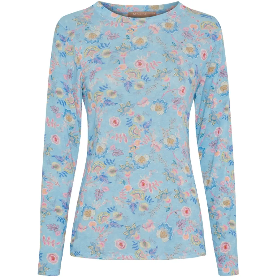 Marta du Château bluse top MdcElissa 7914 – Celeste — produktfoto