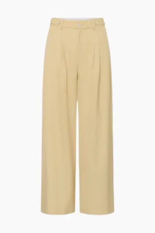 Gestuz GZStacy MW Pants – Pale Hay Melange — produktfoto