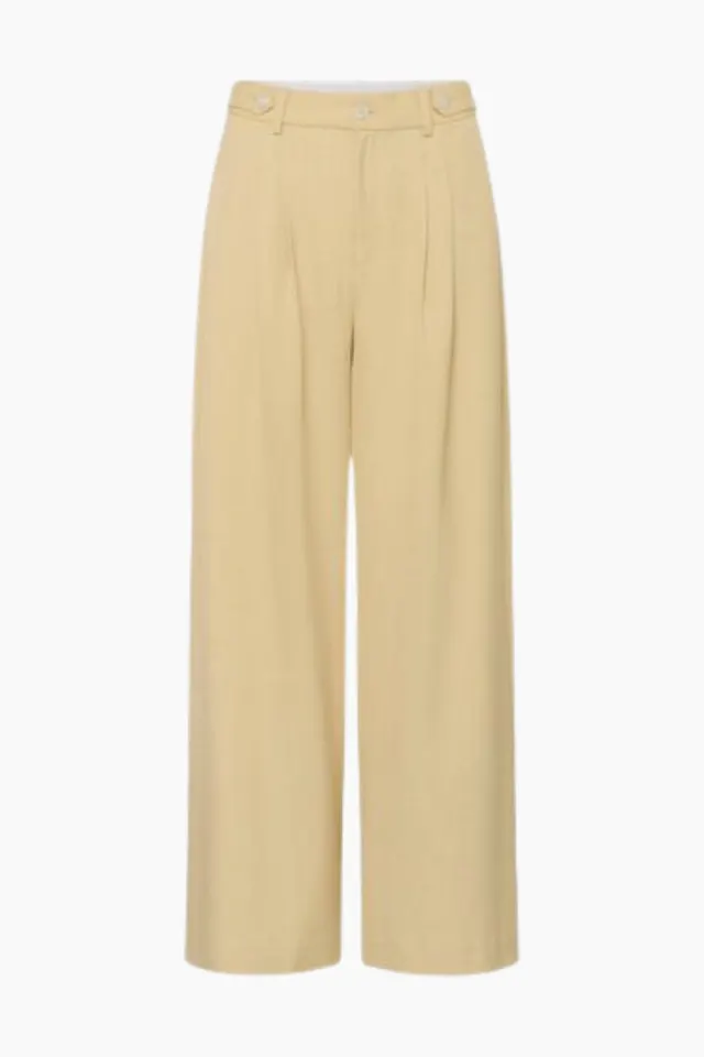 Gestuz GZStacy MW Pants – Pale Hay Melange — produktfoto