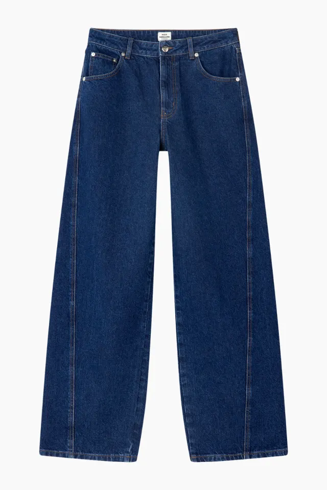 Mads Nørgaard Luke Denim Christel Jeans – Mid Blue Denim — produktfoto