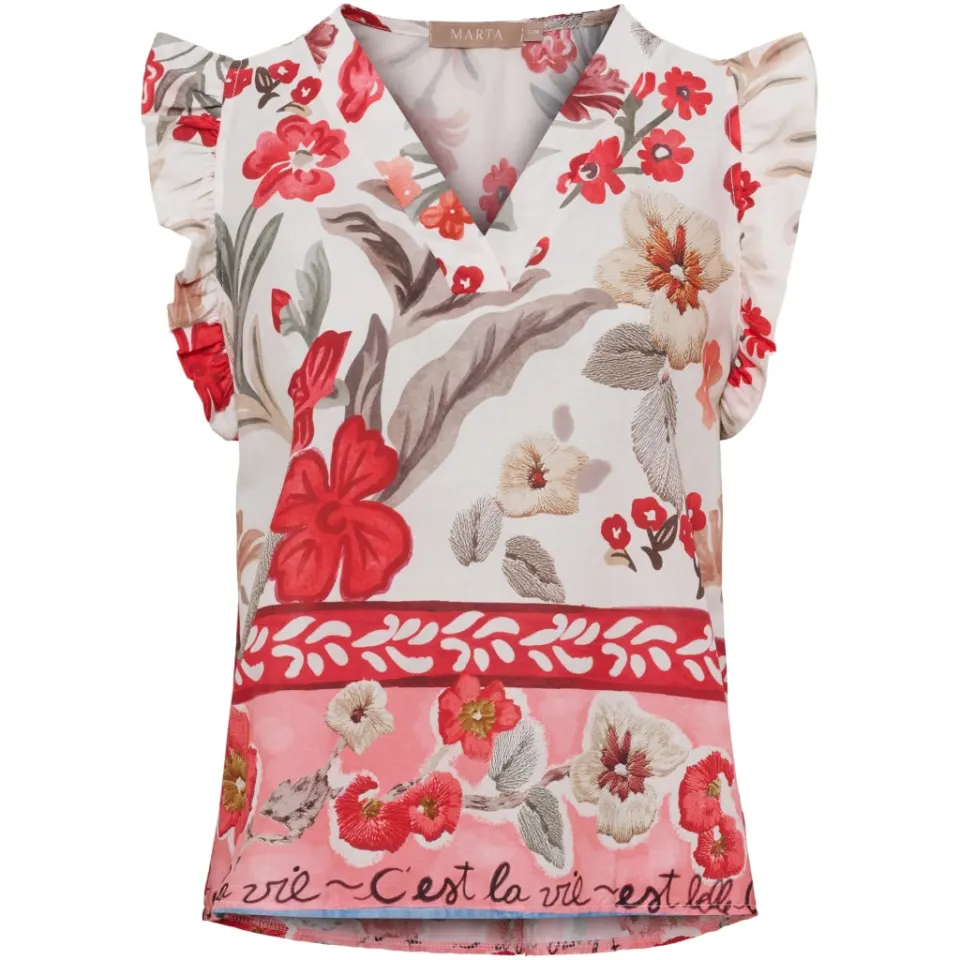 Marta du Château top MdcMarita 85573 – rød — produktfoto