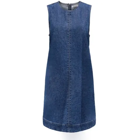 ONLY Kjole Onldorsi – Medium blue denim — produktfoto