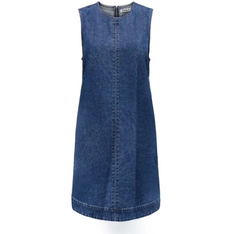 ONLY Kjole Onldorsi – Medium blue denim — produktfoto